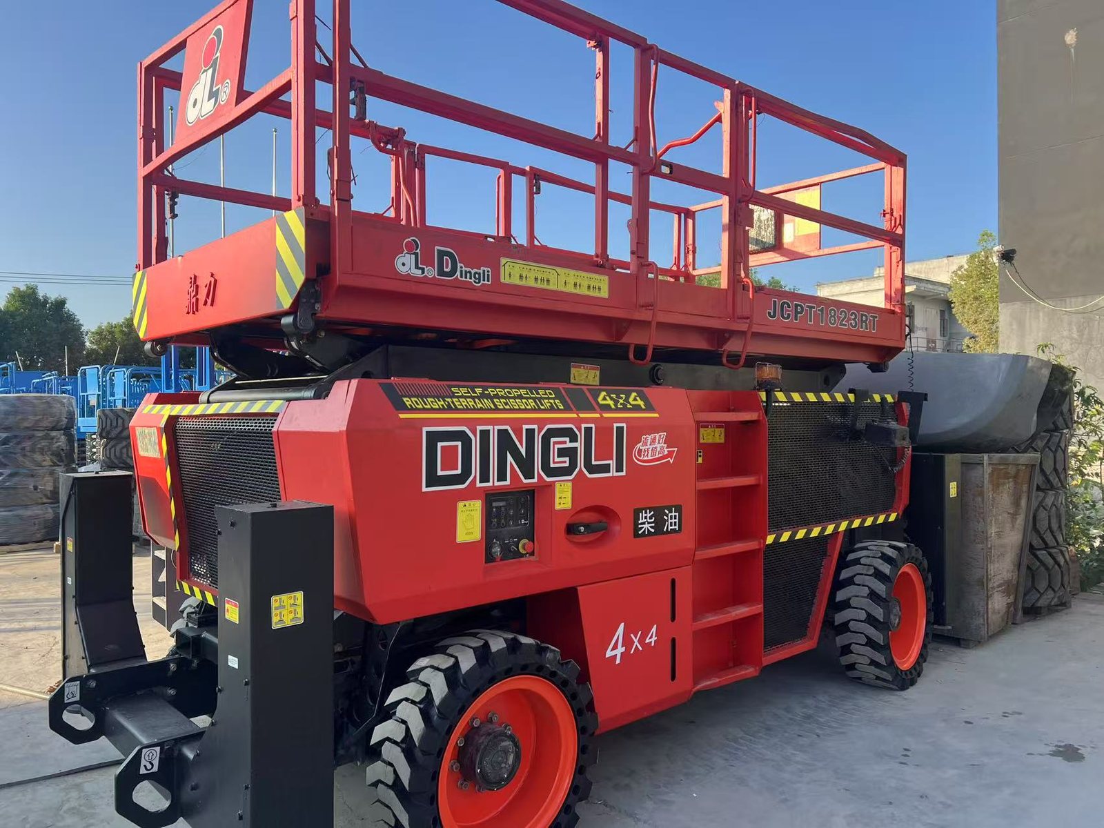 2019 Dingli JCPT1823RT Rough Terrain Scissor Lift photo 2